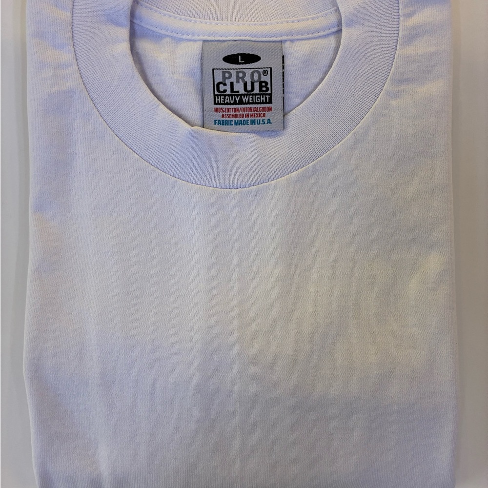 Pro Club Men's Classic White Tee